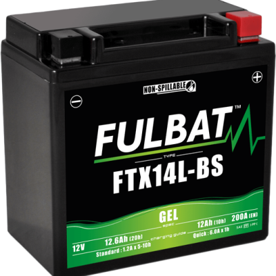 BATERÍA GEL FULBAT FTX14L-BS (YTX14L-BS)