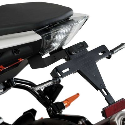 SOPORTE PORTAMATRÍCULA PUIG REF.9492 KTM DUKE 125-390 17/23