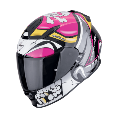 CASCO SCORPION EXO-491 PIRATE Rosa