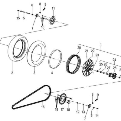 CORONA KIT DE ARRASTRE Z=62 UM DSR Nº17