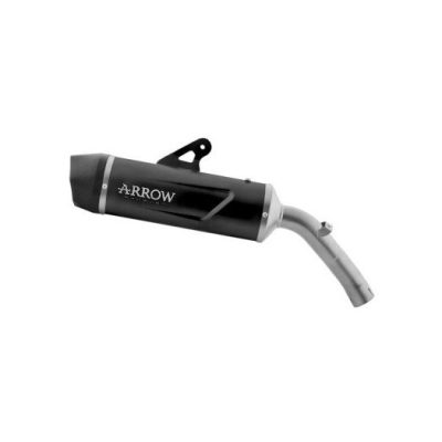 Silenciador Escape Arrow Indy Race EVO Aluminio Negro Voge 900 DSX (24-)