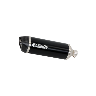 Escape ARROW Race-Tech homologado en aluminio negro para BENELLI TRK 502 17-20