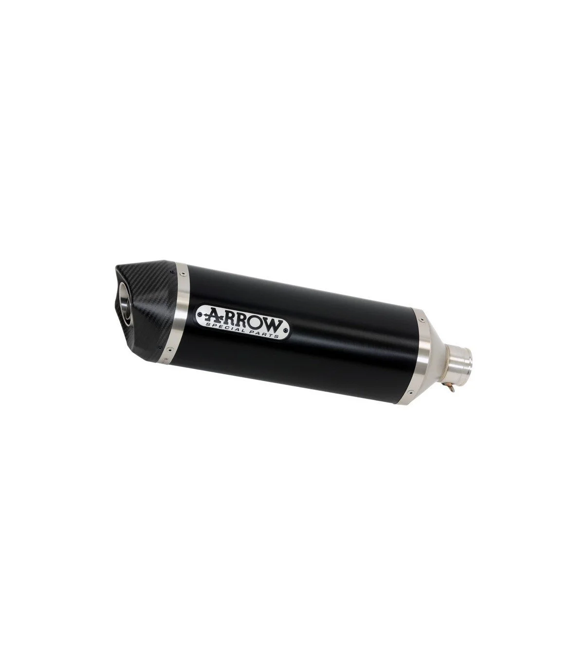 Escape ARROW Race-Tech homologado en aluminio negro para BENELLI TRK 502 17-20